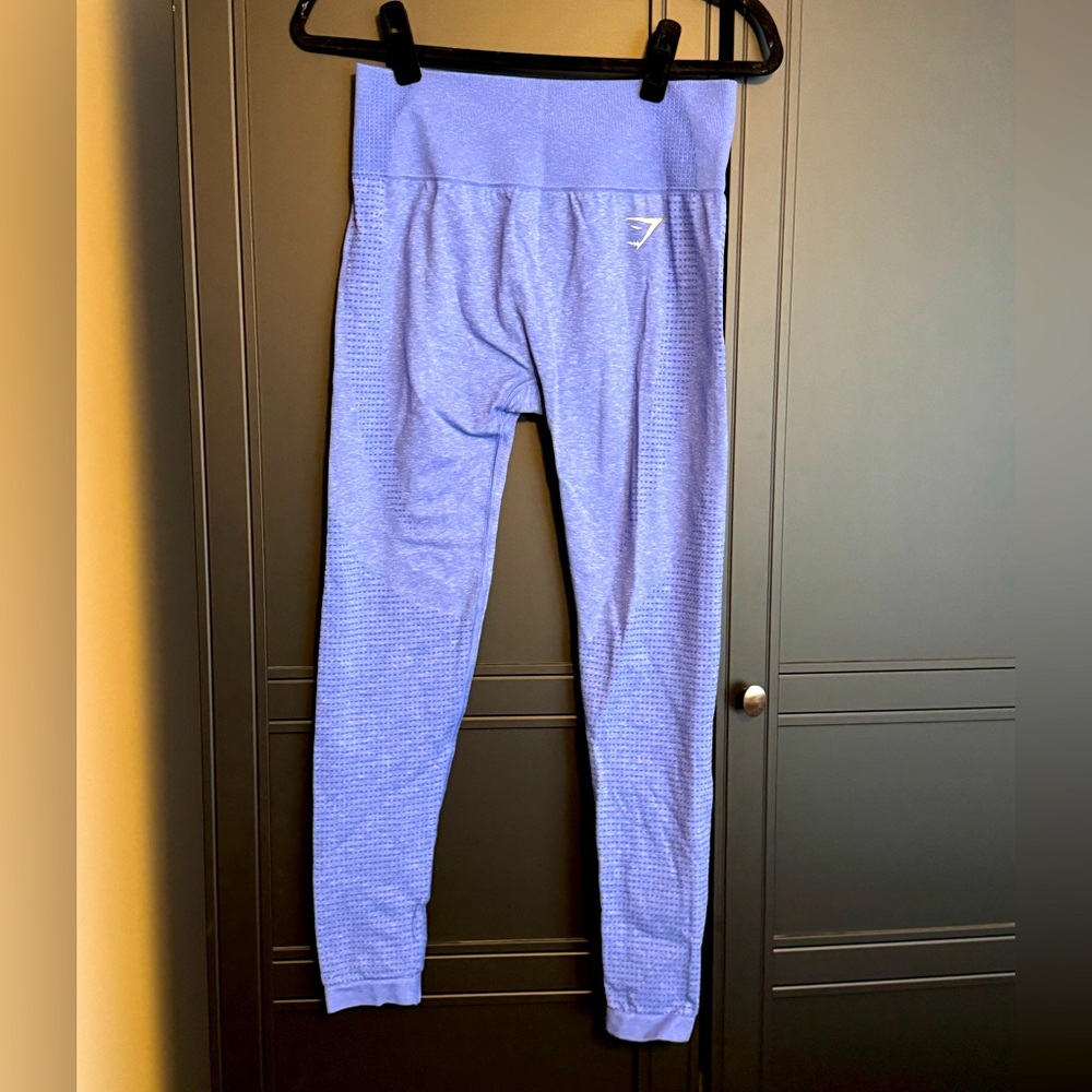NWOT Gymshark Vital Seamless 2.0 Leggings - Lift Blue/ Marl
